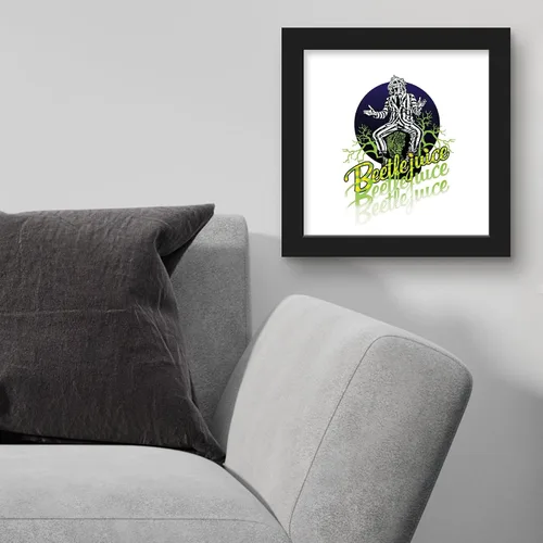 Vista 3 de Trends International Gallery Pops Beetlejuice - Póster gráfico de pared de Beetlejuice, 12.00 x 12.00 pulgadas, versión de marco negro