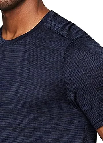 Vista 2 de RBX Active Performance - Camiseta de manga corta con cuello redondo para hombre