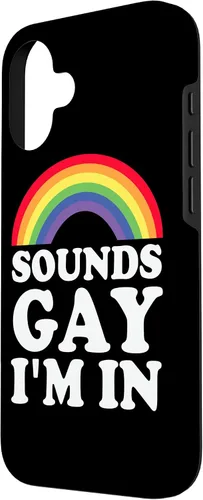 Vista 2 de Funny Gay Pride Sounds Gay I'm In LGBTQ Case for iPhone 16