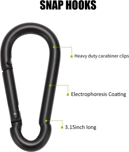 Vista 9 de Combinación de accesorios para máquina de cable, accesorios de acero sólido resistente LAT con asas de ejercicio y correas de tobillo, accesorios