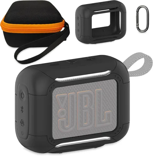 Vista 9 de Funda protectora para altavoz Bluetooth portátil JBL Go 5 Estuche azul