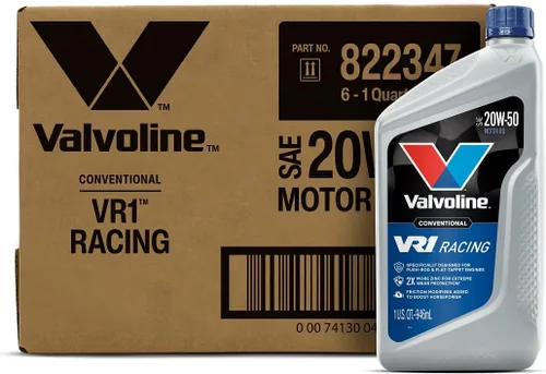 Vista 20 de Aceite de motor Valvoline VR1 Racing SAE 10W-30, 1 cuarto de galón