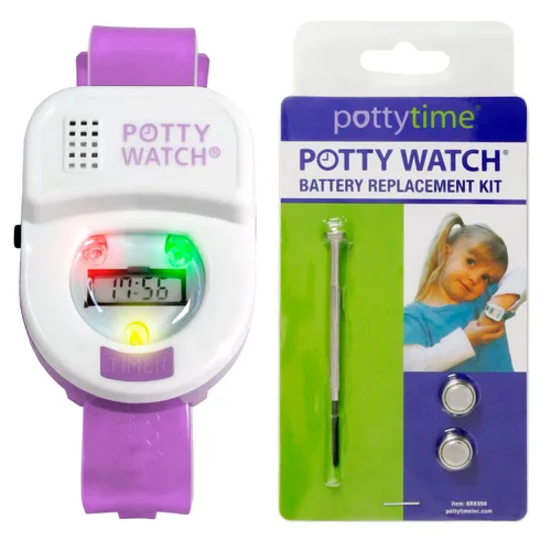 Vista 8 de Reloj recordatorio de hora para ir al baño para niños, talla única , Azul