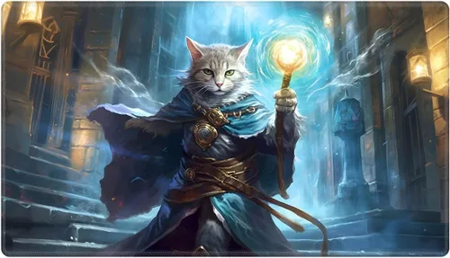 Vista 123 de Alfombra de juego con zonas para juego de cartas MTG, alfombras de juego de mesa, alfombras de juego de mesa de Magic, 61x35.5 cm, alfombra de juego
