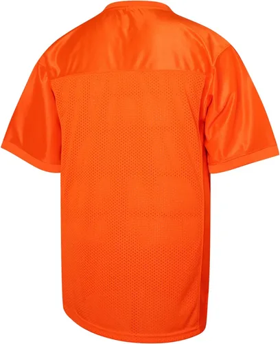 Vista 3 de Camiseta de fútbol en blanco, camiseta de fútbol liso de la práctica de malla deportiva de hip hop de los años 90