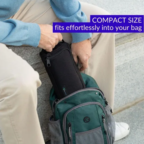 Vista 5 de Sugar Medical Bolsa aislante para insulina con organizador de bolígrafos de diabetes – Bolsa de viaje para diabéticos para bolígrafos de insulina