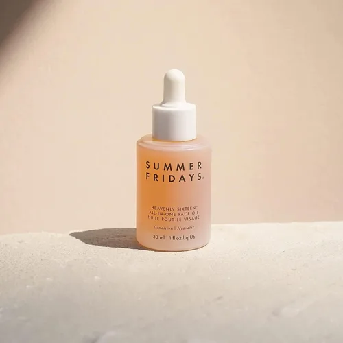 Vista 2 de Summer Fridays Heavenly Sixteen Face Oil - Aceite facial hidratante todo en uno para piel seca - Hecho con una mezcla restauradora de 16 aceites