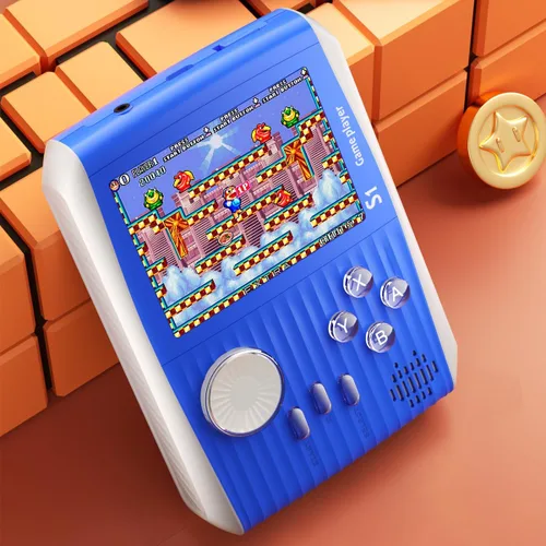 Vista 6 de Juegos Portátiles de Mano Retro Mini Videojuegos, Consola de Juegos de Mano con 666 Juegos Clásicos FC Pantalla a Color de 3.0", Regalo