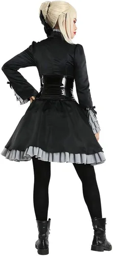 Vista 4 de miccostumes Saber Artoria Pendragon - Disfraz de Lolita gótica para mujer