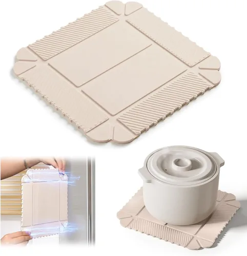 Vista 20 de Salvamanteles magnéticos de silicona y soporte para ollas