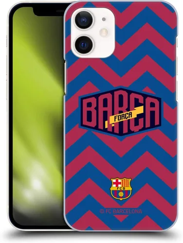 Vista 8 de Head Case Designs Funda rígida con licencia oficial del FC Barcelona con logotipo y patrón de Forca Barca compatible con Apple iPhone 12 Mini