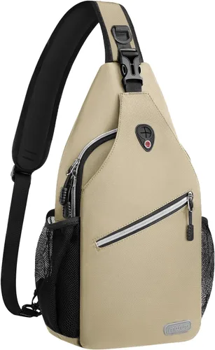 Vista 20 de Mosiso - Mochila bandolera multiusos, para viajes, senderismo, etc. Sling Backpack for Casual Travel Hiking