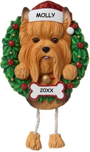 Vista 22 de Adorno de Navidad personalizado para mascotas de raza de perro (Beagle)