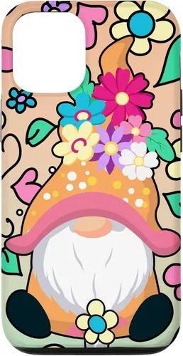 Vista 27 de Funda para iPhone XR con diseño de gnomo de verano y flores de margarita