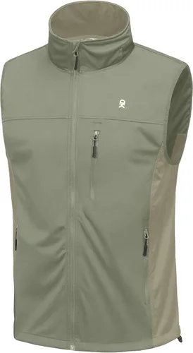 Vista 13 de Little Donkey Andy Chaleco Softshell para hombre, ligero, resistente al Azul Tinta*