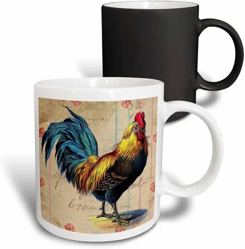 Vista 8 de 3dRose Taza, 11oz, Rojo/Blanco, taza_108229_5