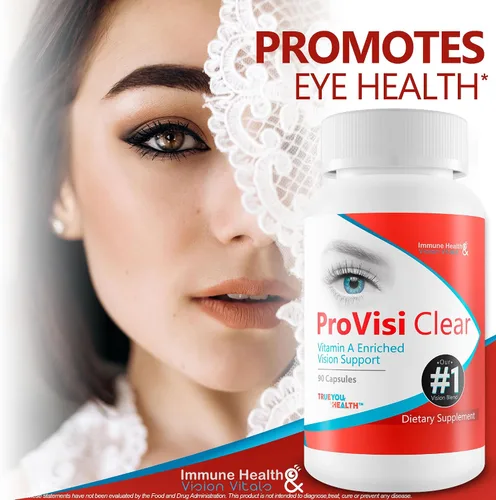 Vista 5 de Pro VisiClear For Eyes - Suplemento de visión enriquecido con vitamina A - Apoyo a base de vitaminas para apoyar la visión naturalmente