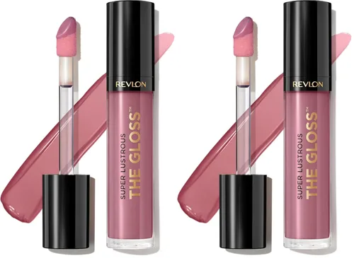 Vista 12 de Revlon - Brillo de labios, Super Lustrous The Gloss, no es pegajoso, acabado de alto brillo 200 Crystal Clear