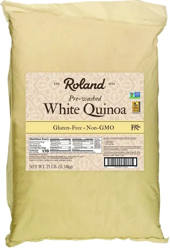 Vista 9 de Roland Foods Quinoa blanca, prelavada, comida importada especial, 12 onzas
