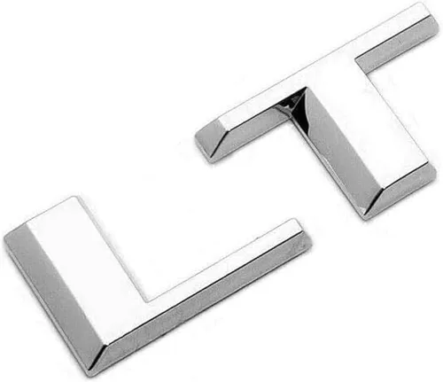 Vista 5 de 1 emblema de placa de identificación OEM LT compatible con Silverado Sierra Tahoe Suburban Glossy (2007-2018 negro)