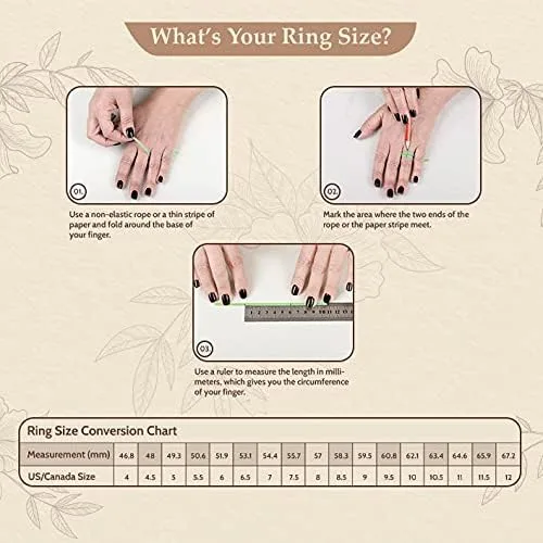 Vista 6 de ENERGY STONE Anillo giratorio de plata de ley 925 para meditación de prado para mujer con giratorios redondeados de latón y plata (estilo US04)
