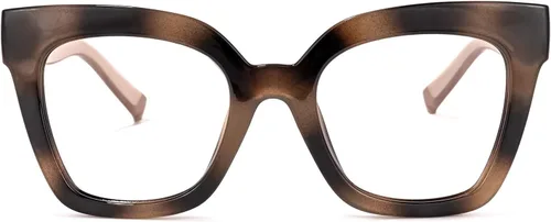 Vista 17 de Zeelool Gafas de luz azul para mujer de moda de tira cuadrada de moda gafas de computadora gafas antifatiga ocular Malcolm JGA000269-22B