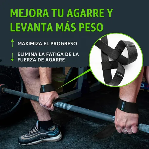 Vista 4 de Gradient Fitness Correas de levantamiento Correas de muñeca para levantamiento de pesas, correas de levantamiento de pesas, correas