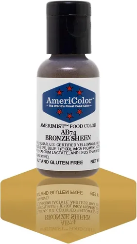 Vista 10 de AmeriColor Amerimist Color para Aerógrafo .65 Onzas, Azul Perla Brillante