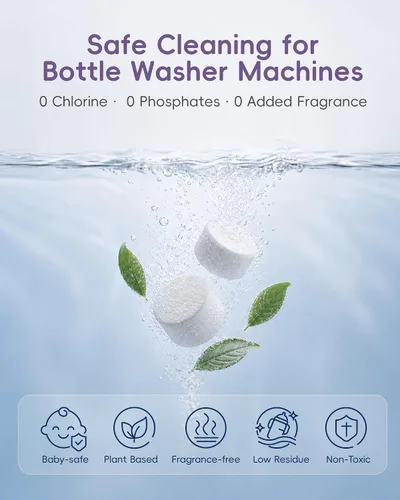 Vista 2 de ecozy care 150 Count Bottle Washer Detergent Tablets, Baby Bottle Washer