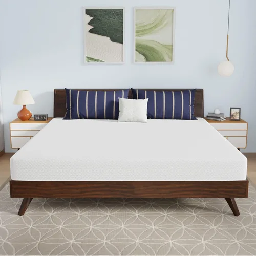 Vista 13 de PayLessHere Colchón de espuma viscoelástica de 5 pulgadas, colchón con infusión de carbón de bambú de gel de enfriamiento, colchones de firmeza