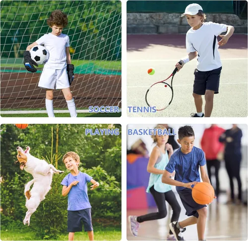 Vista 5 de DOTDOG Pantalones cortos deportivos unisex suaves y saludables para niños, pantalones cortos casuales básicos para niños o niñas de 3 a 12 años