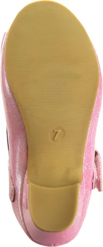 Vista 5 de Disney Zapatos - Correa plana Mary Jane con lazo para niñas, disfraz de princesa de personaje, disfraz de flores, fiesta escolar, sin cordones
