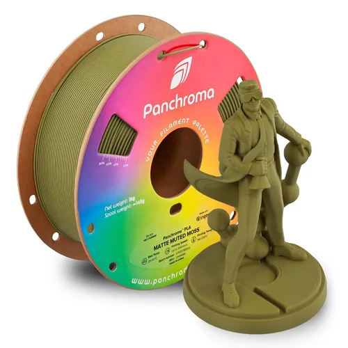 Vista 24 de Polymaker Panchroma - Filamento PLA mate de 0.07 in, 2.2 lbs, madera de Madera mate de doble degradado