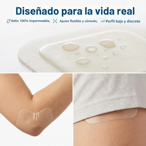 Vista 3 de McKesson Apósito hidrocoloide, estéril, delgado 20 apósitos, 2 x 2