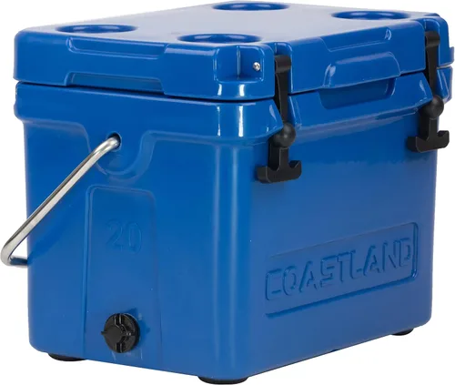 Vista 18 de Coastland Bay Series Cooler Premium - Enfriador rotomoldeado aislado para uso diario, pequeño baúl de hielo para espacios reducidos