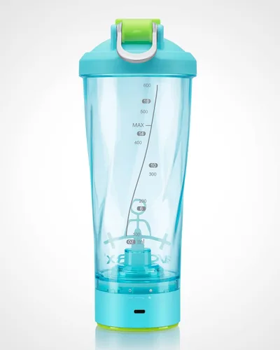 Vista 5 de VOLTRX Botella eléctrica agitadora - VortexBoost portátil recargable por USB C mezcladora de batidos de proteínas, vasos agitadores para batidos