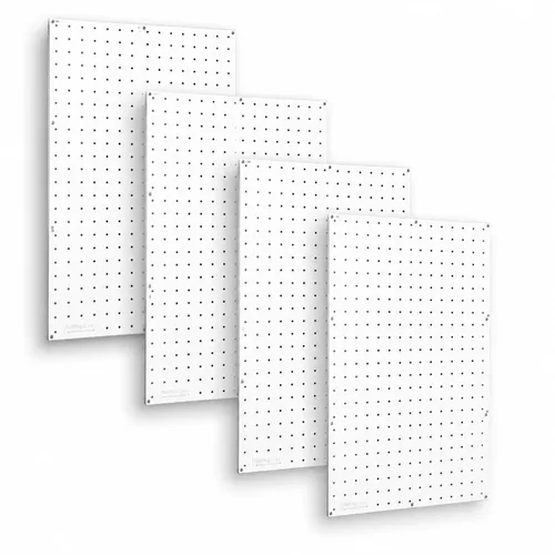 Vista 9 de Fabricado en Estados Unidos – Organizador de pared Nerf Gun Pegboard 3 paneles de 24 x 16 pulgadas – 72 pulgadas de ancho – Kit P-202 B