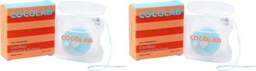 Vista 15 de Cocolab Hilo dental tejido, cuidado bucal diseñado por dentistas, aroma a coco, encerado, expandible, vegano, hilo dental amigable para niños