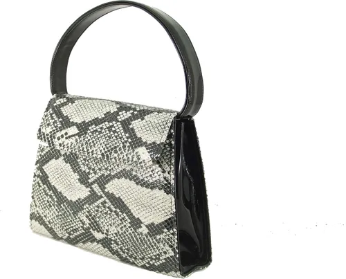 Vista 23 de LONI Bolso de mano para mujer Bolso de hombro y asa superior Bolso de charol para boda y baile de graduación
