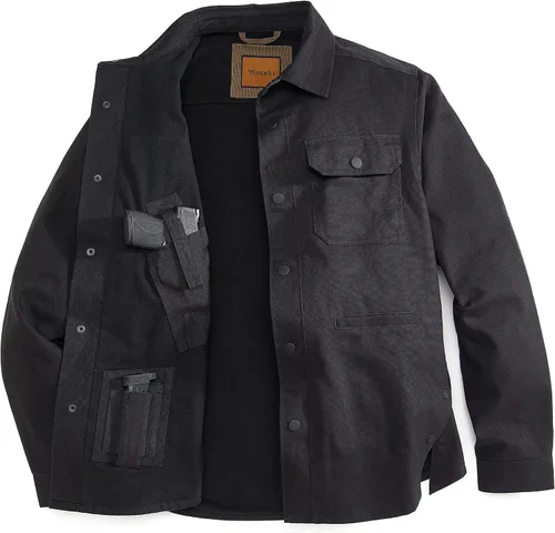 Vista 2 de Venado Chaqueta de lona de dibujo rápido para hombre