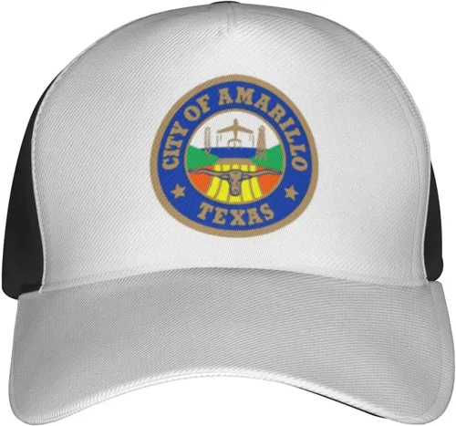 Vista 2 de Amarillo Texas Seal Baseball Cap for Men Women Adjustable Classic Low Profile Adjustable Cotton Dad Hats Trucker Hat