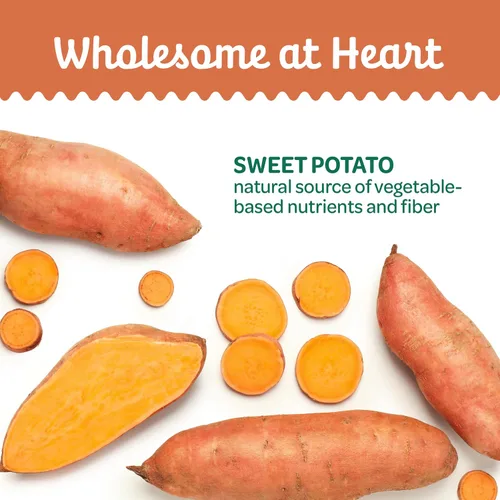 Vista 4 de Wholesome Pride - Caprichos de batata – premios naturales para perros – veganos, sin gluten y sin granos Sin conservantes, 100% batata, suavemente