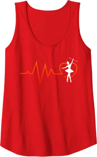 Vista 5 de Majorette Heartbeat - Camiseta sin mangas para gimnasia, Negro