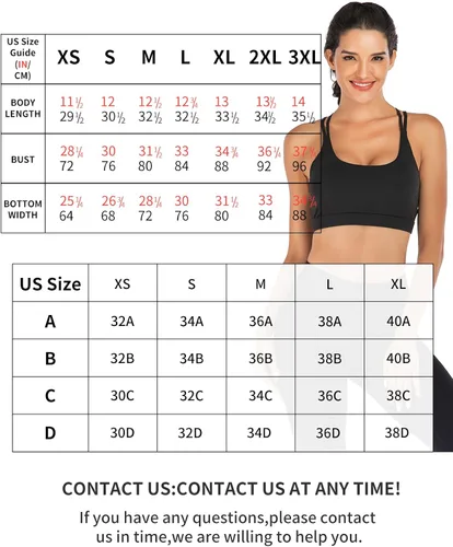 Vista 6 de RUNNING GIRL - Brasier deportivo con tirantes delgados para mujer, brasier de yoga con soporte medio, copas extraíbles y espalda cruzada sexy