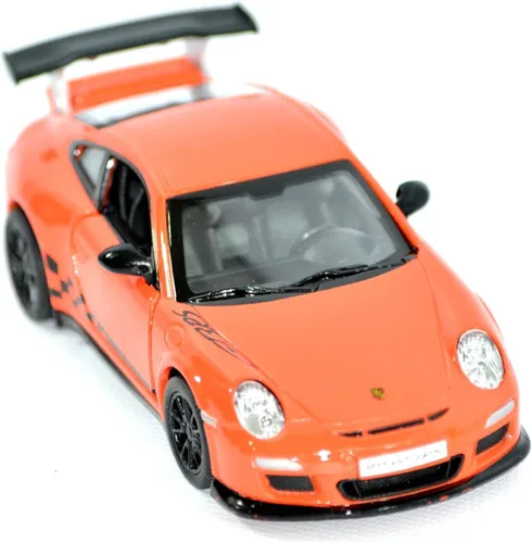 Vista 3 de KiNSMART - Porsche 911 GT3 RS Escala 1:36 5" Die Cast Metal Modelo Juguete Deportivo (4SET)