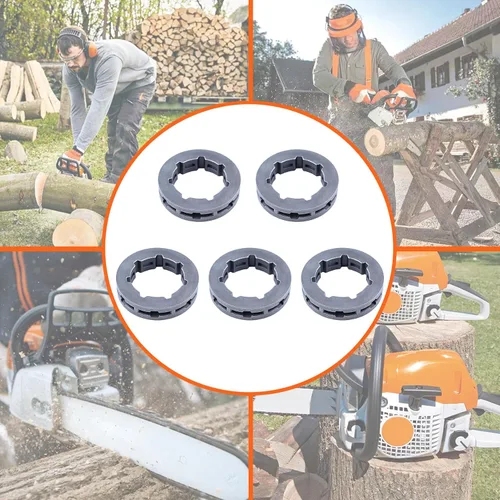 Vista 6 de Piñón de llanta 3/8 7T para Stihl MS660 066 MS650 064 MS661 MS460 046 MS461# 68210, rueda dentada