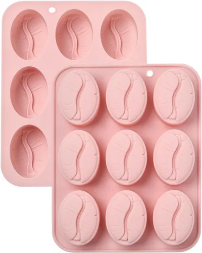 Vista 19 de 2 moldes de silicona en forma de caracol de 4 cavidades para chocolate para decoración de pasteles, gelatina, cubitos de hielo, golosinas