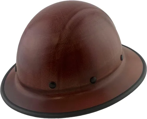 Vista 14 de Wolfjaw - Casco duro de fibra de vidrio de ala completa con suspensión de trinquete de 8 puntos, añade bordes y bolsa
