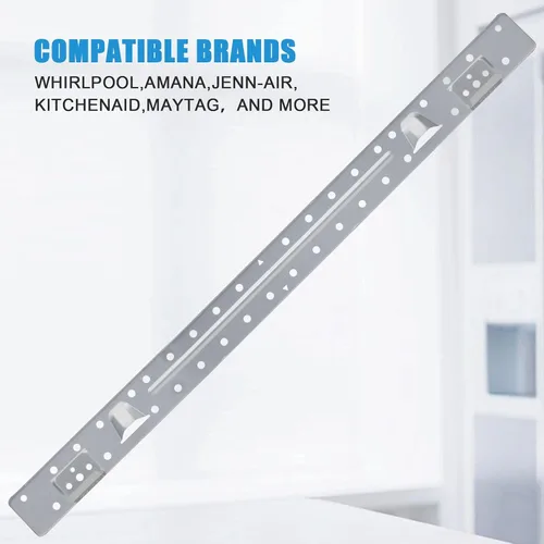 Vista 3 de W11025649 W10440498 Soporte de montaje para microondas de 29 pulgadas compatible con Whirlpool Maytag Placa de montaje en pared para microondas