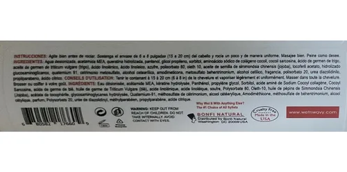 Vista 5 de Wet N Wavy Vitamina E Acondicionador sin enjuague 12 Oz